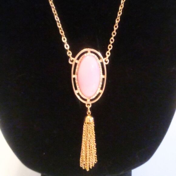 Vintage Sarah Coventry "Pink Lady" Necklace 1973 - Picture 1 of 4